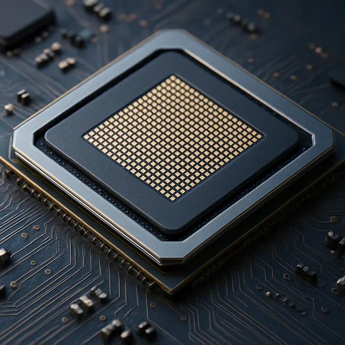 Computerchip einer CPU von Nvidia