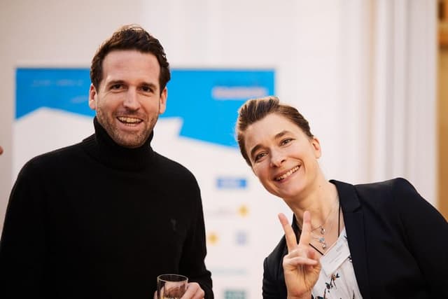 Eigentümer Michael Berl (Börsianer) war auch mit dabei. Ingrid Krawarik (Börsianer) freute sich.