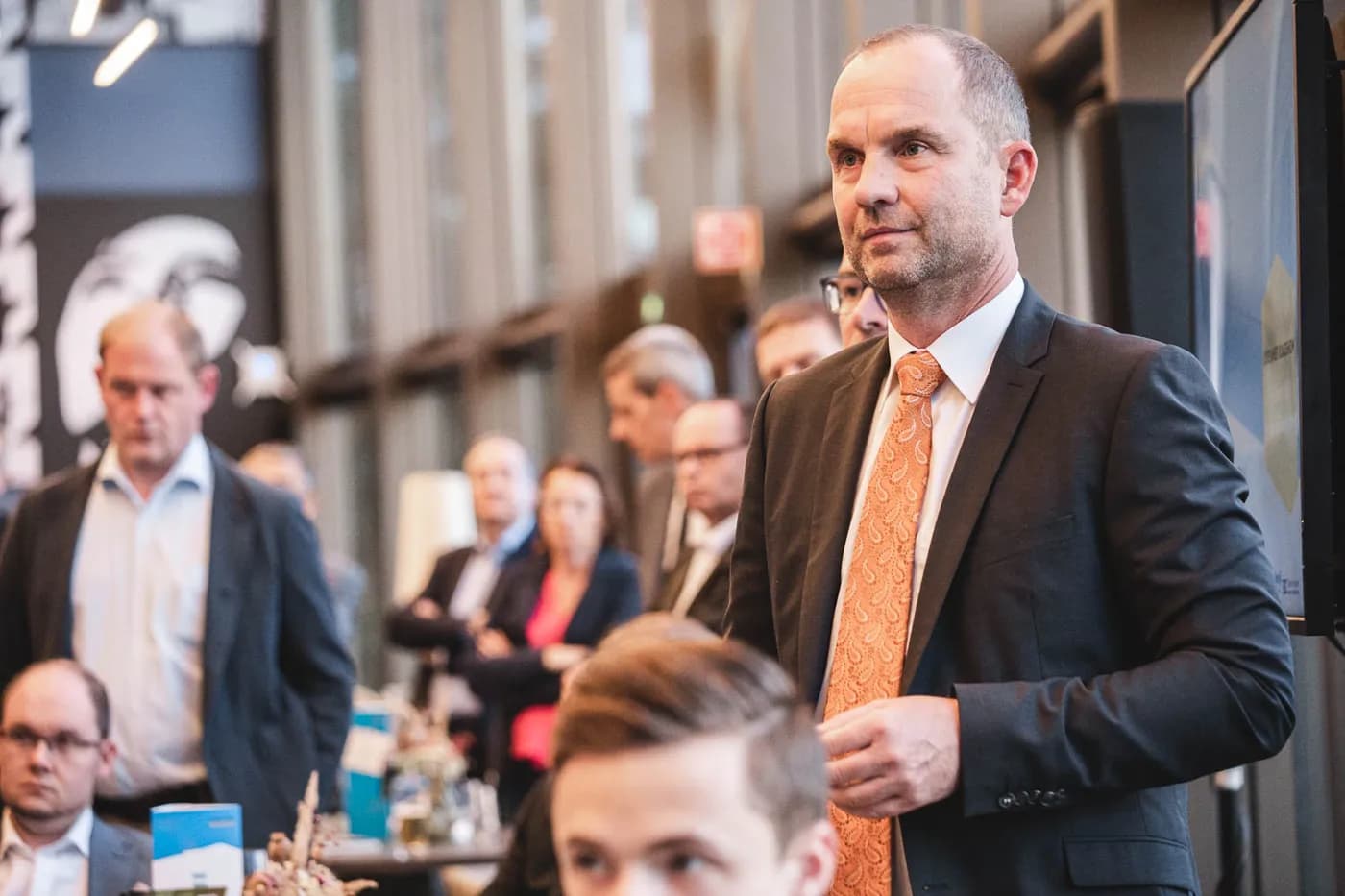 Thomas Keplinger (APK Vorsorgekasse AG) lauschte gespannt und wartete auf Tipps, wie er sein Portfolio winterfest machen soll