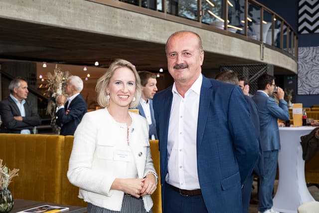 Valentina Stark (Börsianer) und Alois Wögerbauer (3BG)