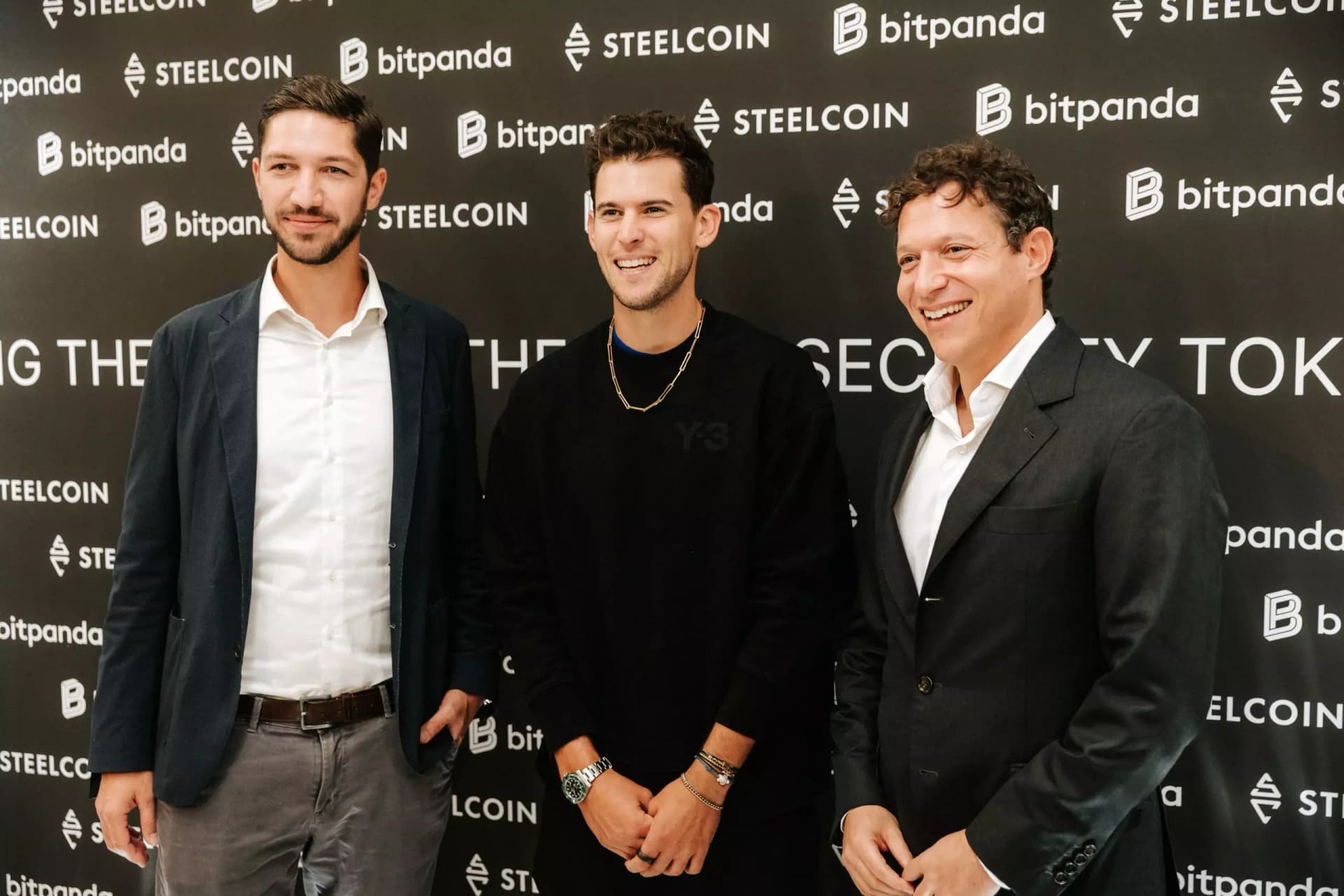 Dominic Thiem beim Steelcoin Event