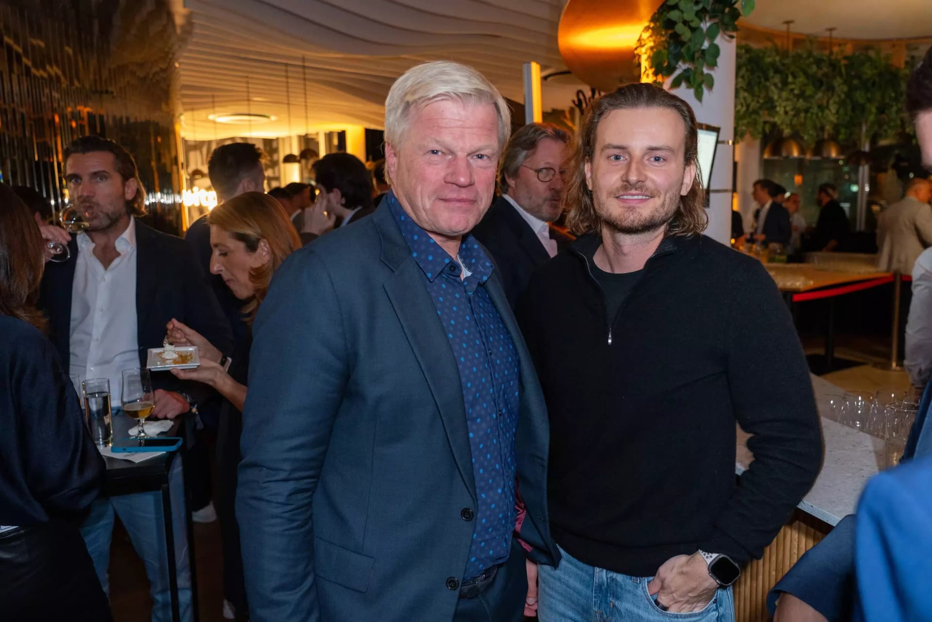 Oliver Kahn mit Eric Demuth