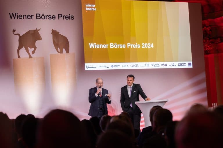 Wiener Börse Preis 2024 Bühne