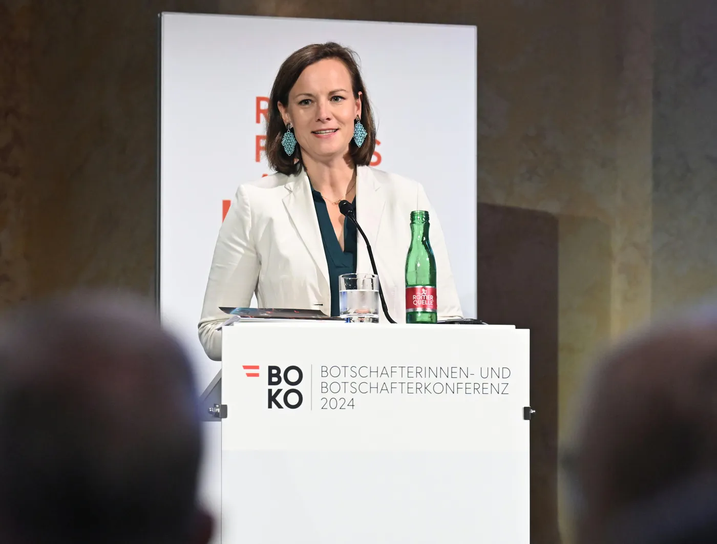 Kühnle bei einer Rede