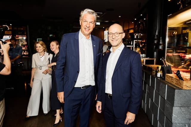 Ein geniales Duo: Stefan Jauk (NÖ Versicherung) und Remi Vrignaud (Allianz Österreich).