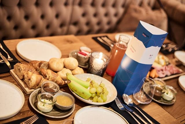 Das köstliche Frühstück beim Börsianer Salon.