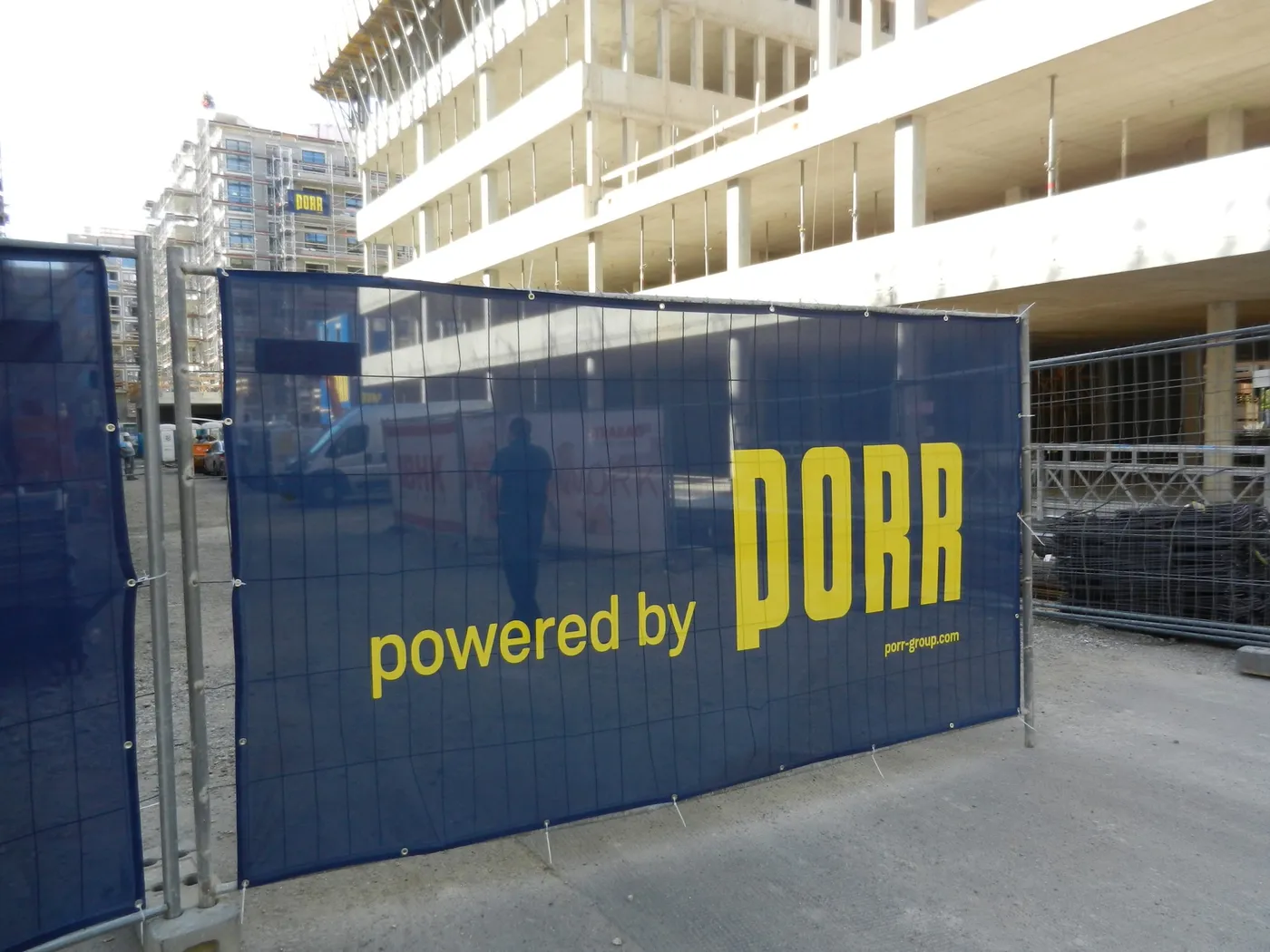 Porr Baustellenfassade