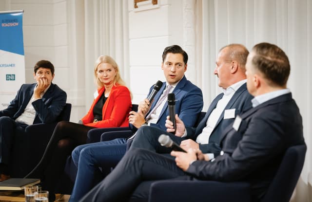 Podiumsdiskussion im vollen Gange